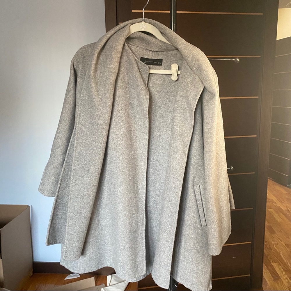 ZARA Wool Cape/Jacket with matching scarf
